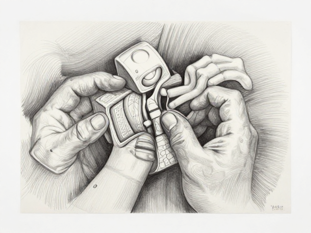 当代艺术展览中的精细刻画,解析基础笔法的视觉张力