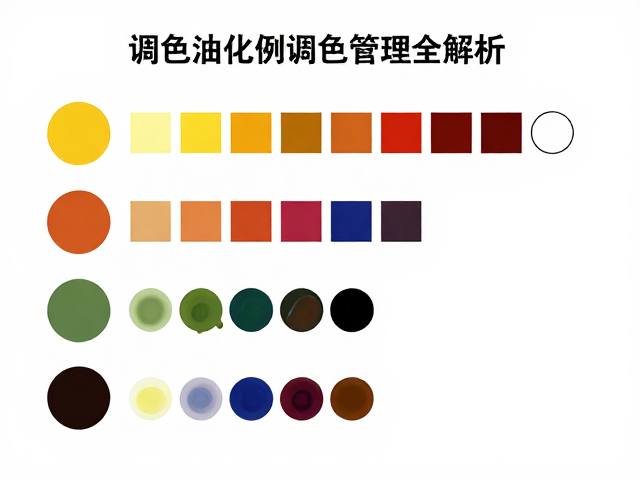 传统多层画法调色油比例与调色盘管理全解析