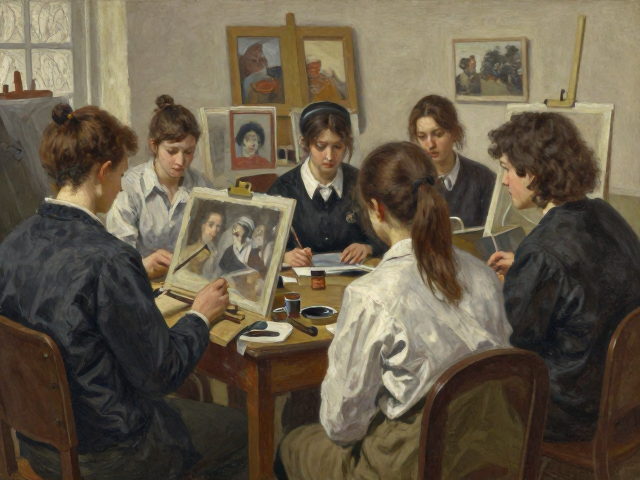 告别传统多层画法,学院派油画训练如何通过学生级入门画作快速进阶
