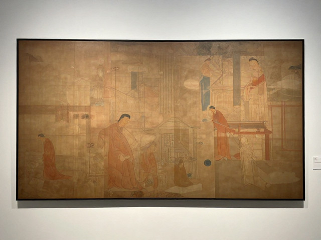 美术馆展间接画法，揭秘传统多层干后罩染技法
