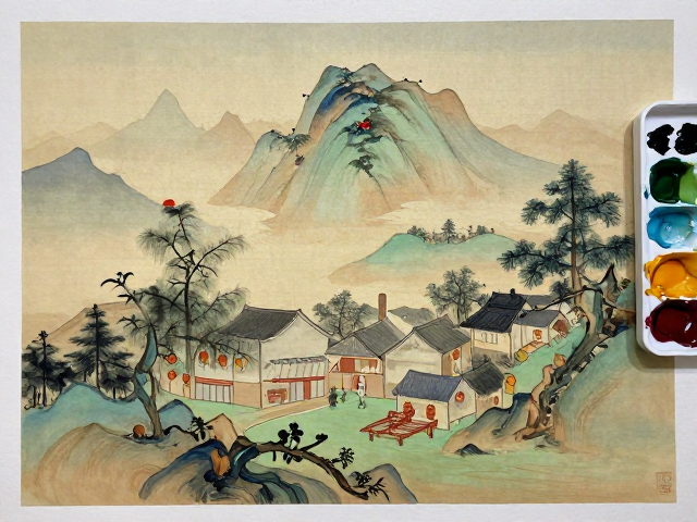 传统多层画法,慢干媒介剂,学生级入门画作技法详解