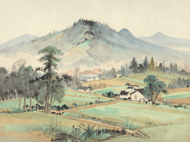 风景写生技巧,用传统多层画法打造深邃通透感