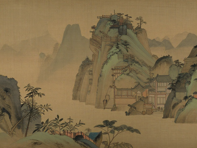传统多层画法打造厚重肌感,避光直射防褪色