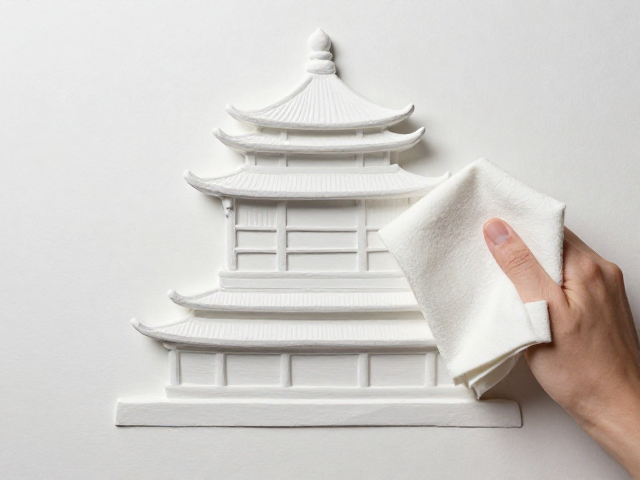 传统多层画法,石膏底处理与专用软布清洁全攻略