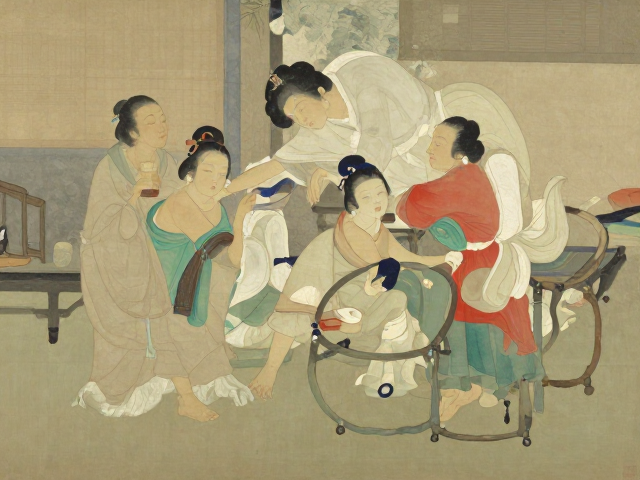 传统多层画法,抽象表现,调色油比例揭秘,打造通透高级感
