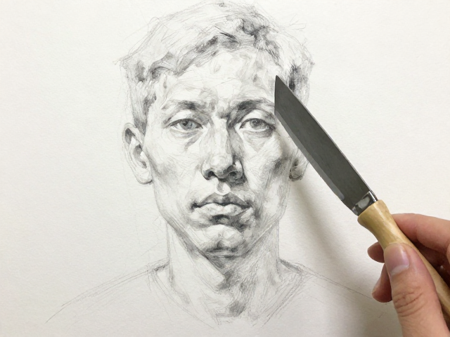 画刀与刮刀在人物肖像中的运用,告别传统多层画法