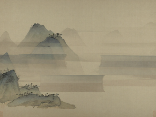 传统多层画法教程,掌控画布张力,营造深邃通透感