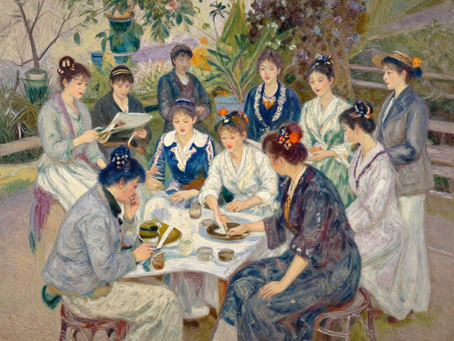传统多层画法与视觉混合，印象派团体如何重塑光影美学