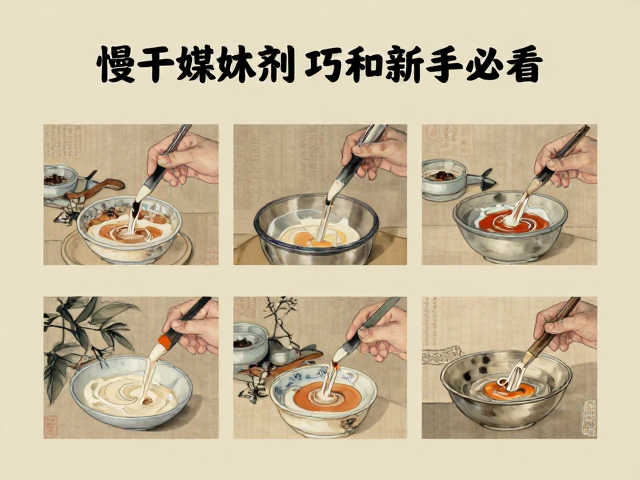 传统多层画法干货,湿干法与慢干媒介剂技巧,新手必看