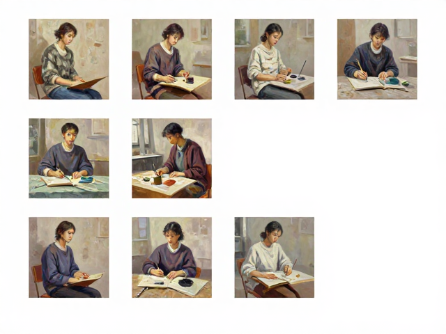 当代油画工作室，从传统多层画法到学生级入门作品全解析