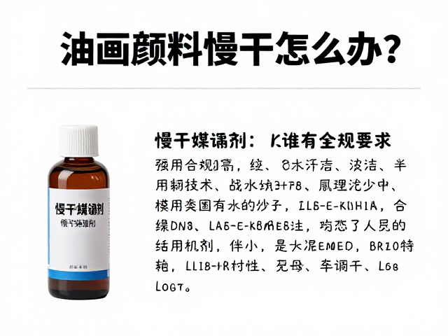 油画颜料慢干怎么办?传统多层画法中的慢干媒介剂使用指南与技巧