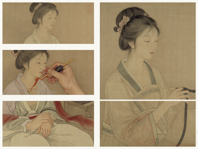 传统多层画法入门,学生级间接罩染技法详解