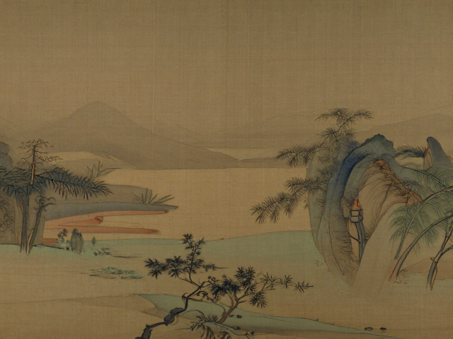 传统多层画法画布张力控制,打造深邃通透感
