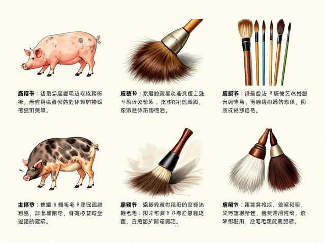 传统多层画法技法解析，猪鬃与貂毛笔在商业插画设计中的应用