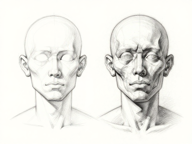 提白技法,从素描人体结构到头部解剖的底层逻辑