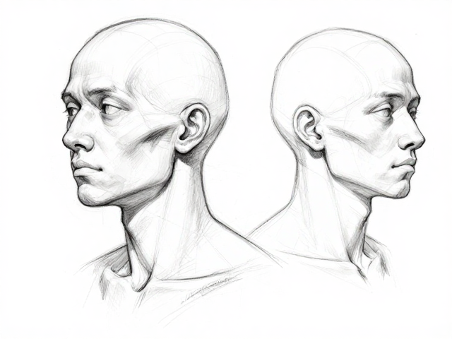 头部结构与解剖，素描人体结构研究核心要点