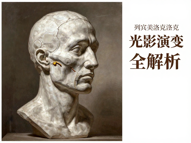 列宾美院巴洛克光影解剖课,头部结构与光影演变全解析
