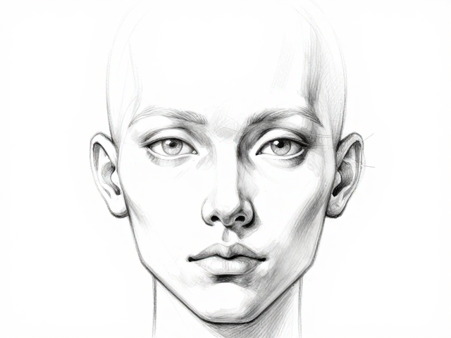 素描人体结构，头部解剖与面部五官特写详解