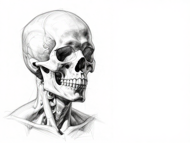 素描人体结构,光影体积塑造与头部解剖实战指南