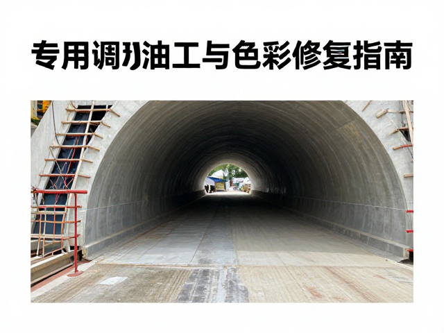 桥梁隧道建筑结构加固,专用调色油施工与色彩修复指南