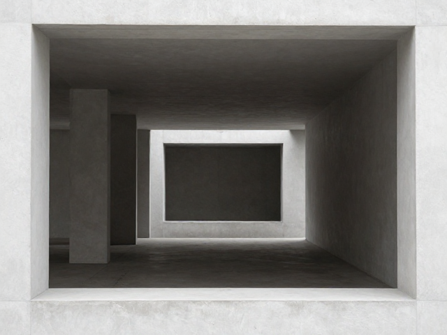 建筑结构框景构图,深入刻画光影与空间的极致美学