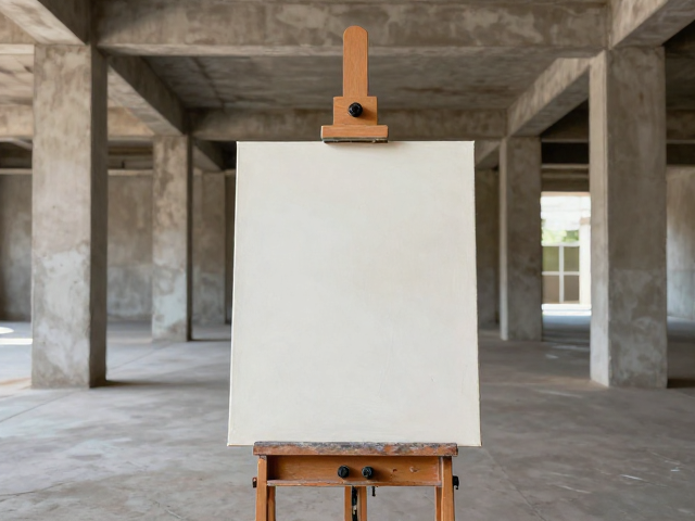 建筑结构下的画架美学,如何运用罩染技法提升作品深度