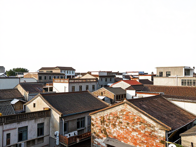 俯瞰怀旧老建筑全景，一眼望穿岁月乡愁