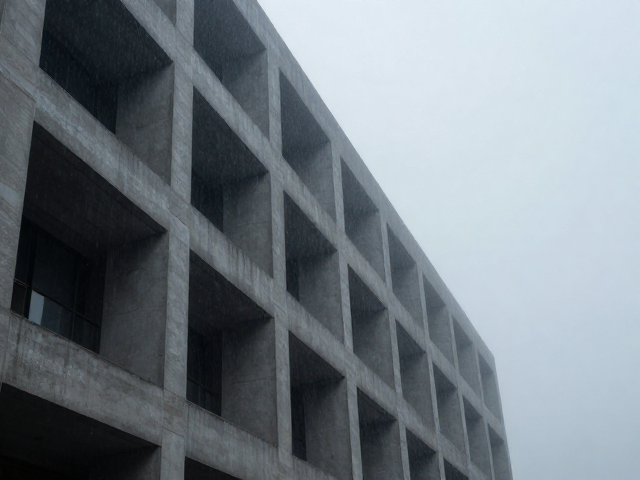 雨雾朦胧中深入刻画建筑结构之美，揭秘光影下的细节魅力