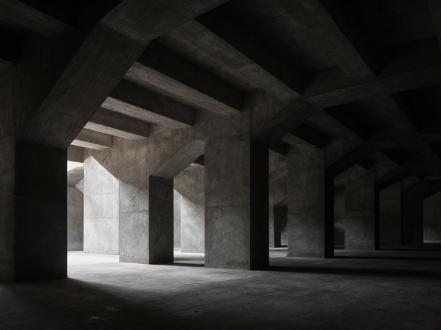 建筑结构中的明暗对照法,深入刻画光影层次与空间质感