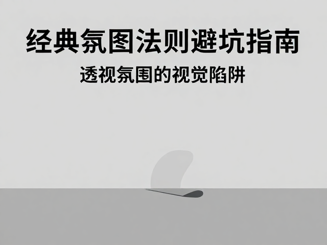 中景主体透视错误?经典构图法则避坑指南,新手必看