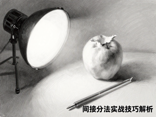 光源分析与反光补光,间接画法实战技巧解析