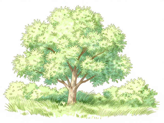 线条轮廓与排线密度,勾勒宁静舒缓的治愈系插画美学