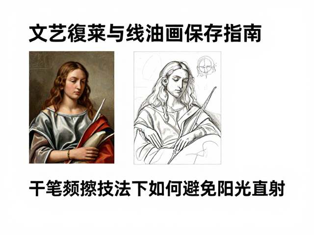 文艺复兴写实油画保存指南,干笔皴擦技法下如何避免阳光直射