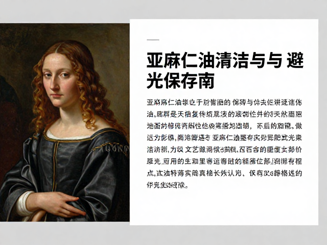 文艺复兴写实油画保养，亚麻仁油清洁与避光保存指南