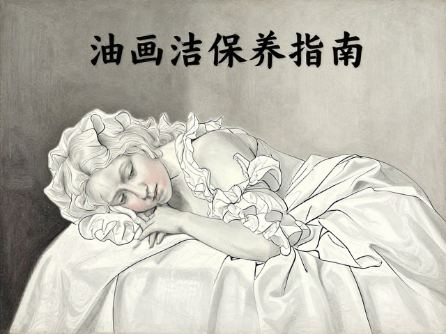 洛可可油画黑色轮廓线修复,专业油画清洁保养指南