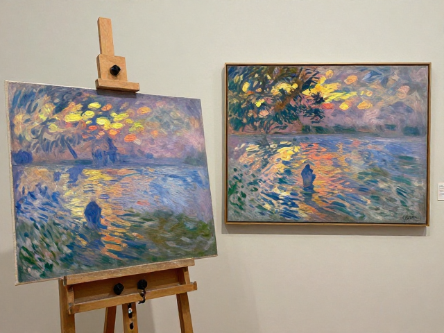 美术馆看展指南,在画架旁邂逅印象派油画的光影魔法