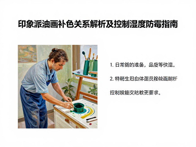 印象派油画补色关系解析及控制湿度防霉指南