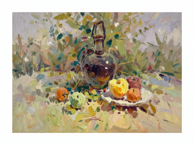 印象派油画技法解析,小色稿色彩概括与直接描绘自然光色的艺术魅力