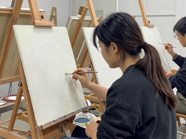 印象派油画干擦法技巧，写生课程与工作坊实战指南