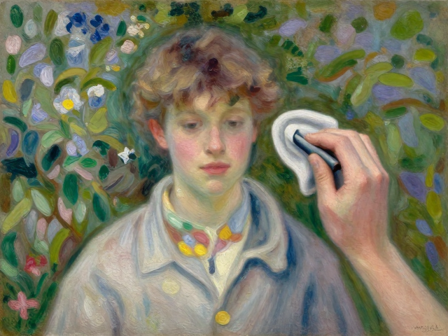 户外人物肖像画保存指南,控制湿度防霉,守护印象派油画色彩
