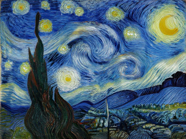 梵高星月夜笔触受德国表现主义影响?深度解析艺术流变