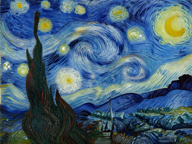 梵高星月夜笔触受德国表现主义影响?深度解析艺术流变