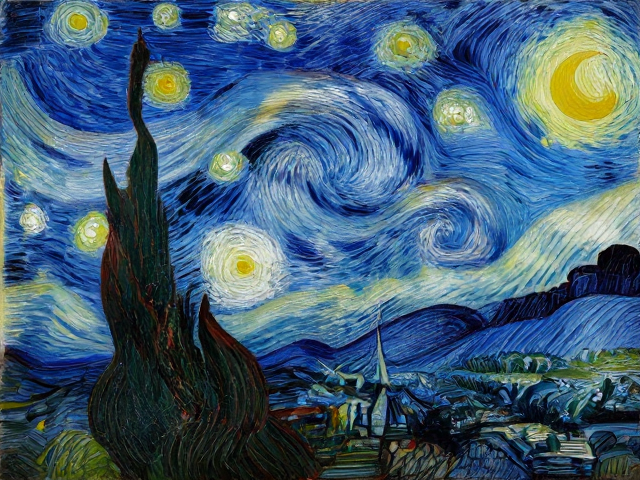 梵高星月夜笔触受德国表现主义影响?深度解析艺术流变