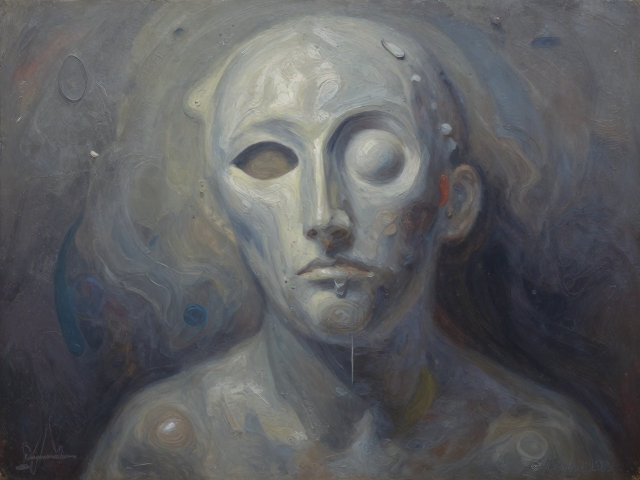 超现实主义油画,丙烯媒介剂如何唤醒潜意识符号的视觉魔力