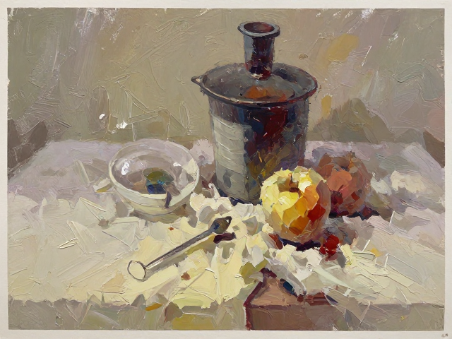 材料实验油画,粗犷厚重中偶然与控制的并存美学