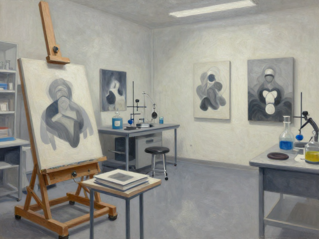 材料实验油画,探索实验艺术工作室与概念艺术展示的新维度