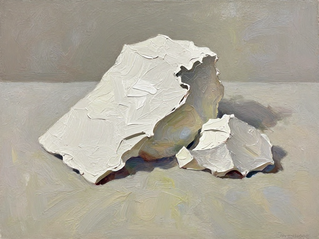 材料实验油画,堆塑与肌理的创作技法解析