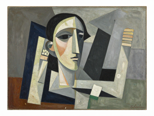 20世纪初立体主义起源，材料实验油画中的覆盖与透叠技法解析