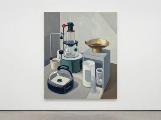 材料实验油画,当代艺术画廊里的物质文化反思