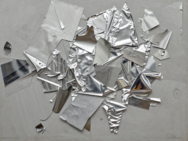 实验艺术工作室,金属片与铝箔在材料实验油画中的创作实践